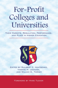 表紙画像: For-Profit Colleges and Universities 1st edition 9781579224240