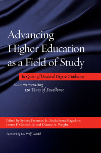 Cover image: Advancing Higher Education as a Field of Study 1st edition 9781620361115