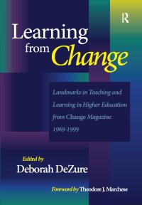 Cover image: Learning from Change 1st edition 9781579220020