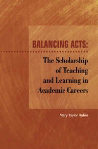 Cover image: Balancing Acts 1st edition 9781563770654