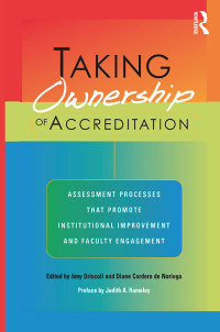 Cover image: Taking Ownership of Accreditation 1st edition 9781579221768