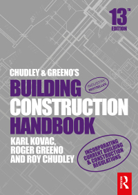 Cover image: Chudley and Greeno's Building Construction Handbook 13th edition 9781032492889
