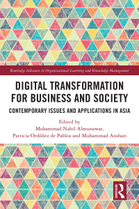 Omslagafbeelding: Digital Transformation for Business and Society 1st edition 9781032578552