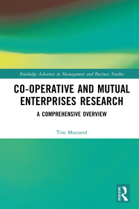 Imagen de portada: Co-operative and Mutual Enterprises Research 1st edition 9781032053479