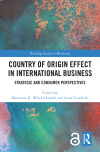 Imagen de portada: Country-of-Origin Effect in International Business 1st edition 9781032537870
