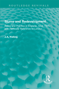 Cover image: Slums and Redevelopment 1st edition 9781032601724