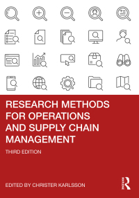 Immagine di copertina: Research Methods for Operations and Supply Chain Management 3rd edition 9781032324364