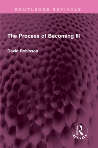 Cover image: The Process of Becoming Ill 1st edition 9781032604190