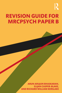 Cover image: Revision Guide for MRCPsych Paper B 1st edition 9781032452548