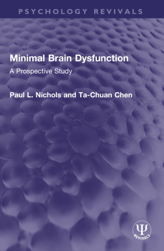 Titelbild: Minimal Brain Dysfunction 1st edition 9781032594378