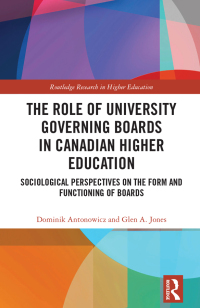 Imagen de portada: The Role of University Governing Boards in Canadian Higher Education 1st edition 9781032126968