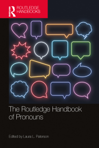 Imagen de portada: The Routledge Handbook of Pronouns 1st edition 9781032394749