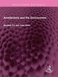 Cover image: Architecture and the Environment 1st edition 9781032615455