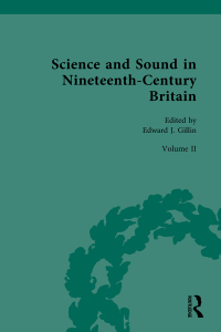 Cover image: Science and Sound in Nineteenth-Century Britain 1st edition 9781032500799