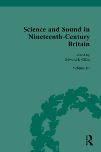 Cover image: Science and Sound in Nineteenth-Century Britain 1st edition 9781032500805