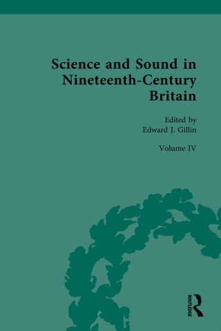 Cover image: Science and Sound in Nineteenth-Century Britain 1st edition 9781032500812