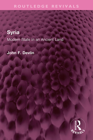 Imagen de portada: Syria 1st edition 9781032611983
