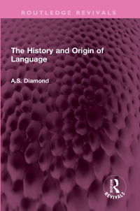 Cover image: The History and Origin of Language 1st edition 9781032611990