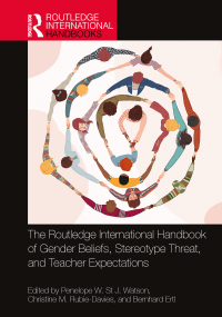 Omslagafbeelding: The Routledge International Handbook of Gender Beliefs, Stereotype Threat, and Teacher Expectations 1st edition 9781032231143