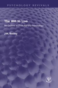 Cover image: The Will to Live 1st edition 9781032610351