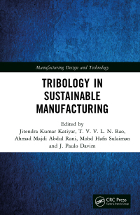 Immagine di copertina: Tribology in Sustainable Manufacturing 1st edition 9781032426310