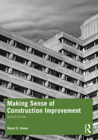 Cover image: Making Sense of Construction Improvement 1st edition 9781032301334