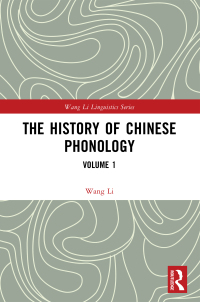 Imagen de portada: The History of Chinese Phonology 1st edition 9781032590653