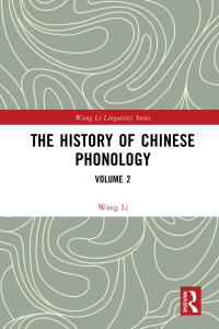 Imagen de portada: The History of Chinese Phonology 1st edition 9781032590660