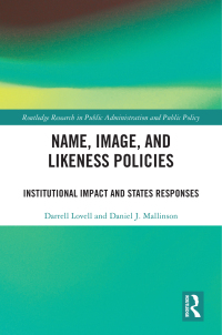 表紙画像: Name, Image, and Likeness Policies 1st edition 9781032463162