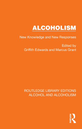 Imagen de portada: Alcoholism 1st edition 9781032607580