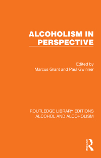 Cover image: Alcoholism in Perspective 1st edition 9781032616902