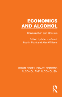 Cover image: Economics and Alcohol 1st edition 9781032605746