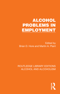 Cover image: Alcohol Problems in Employment 1st edition 9781032607795