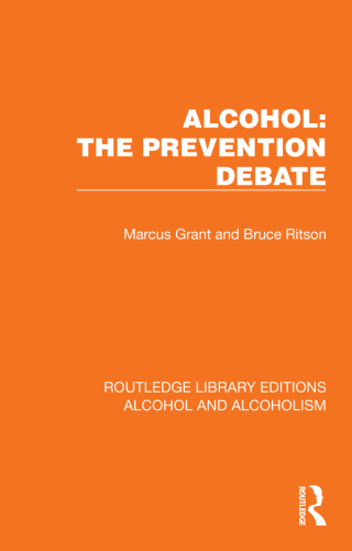 Cover image: Alcohol: The Prevention Debate 1st edition 9781032639925
