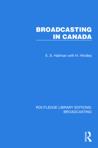 Cover image: Broadcasting in Canada 1st edition 9781032603810