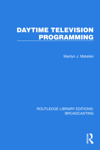 Cover image: Daytime Television Programming 1st edition 9781032621883
