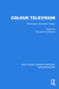 Cover image: Colour Television 1st edition 9781032619859