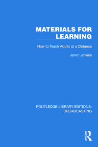Imagen de portada: Materials for Learning 1st edition 9781032643717