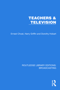 Cover image: Teachers & Television 1st edition 9781032643946