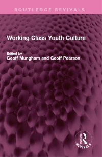 صورة الغلاف: Working Class Youth Culture 1st edition 9781032606972