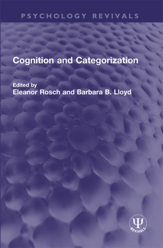 Cover image: Cognition and Categorization 1st edition 9781032633121