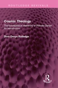 Cover image: Cosmic Theology 1st edition 9781032668000