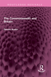 صورة الغلاف: The Commonwealth and Britain 1st edition 9781032576237