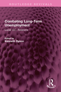 Cover image: Combating Long-Term Unemployment 1st edition 9781032640648