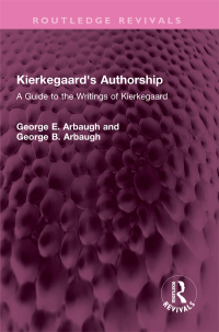 Cover image: Kierkegaard's Authorship 1st edition 9781032643441