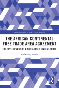 Cover image: The African Continental Free Trade Area Agreement 1st edition 9780367280079