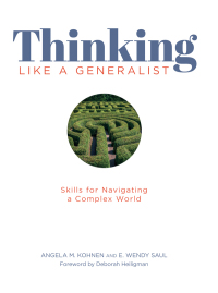 Cover image: Thinking Like a Generalist 1st edition 9781625311061