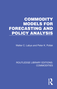 Omslagafbeelding: Commodity Models for Forecasting and Policy Analysis 1st edition 9781032693538