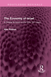 Imagen de portada: The Economy of Israel 1st edition 9781032676746