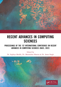 صورة الغلاف: Recent Advances in Computing Sciences 1st edition 9781032521954